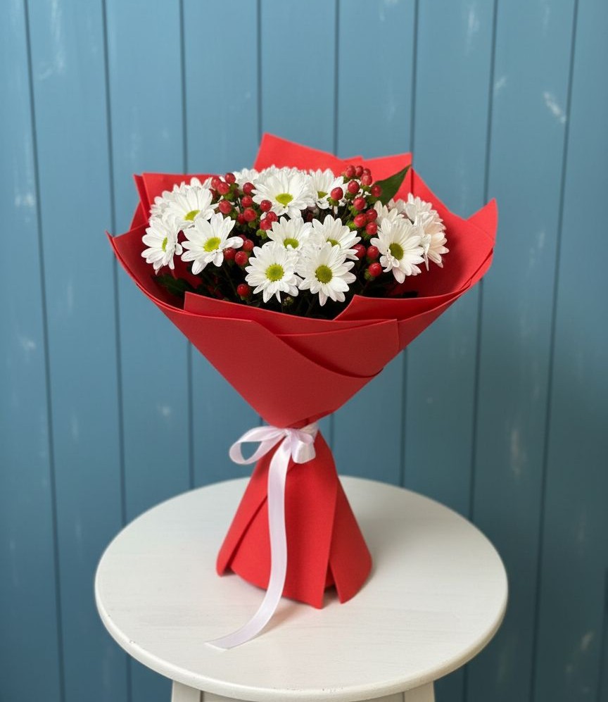 Букет цветов из: Хризантемы в Лебедяни