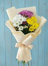 Букет цветов из:  Хризантемы #REPLACE_PRED# Лебедяни