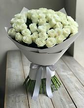 Букет 35 Белых роз в Лебедяни