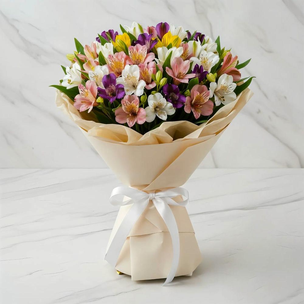 Букет цветов из: Альстромерии в Лебедяни