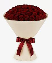 Букет 101 Бордовая роза Блэк Бакарра в Лебедяни