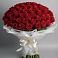 Букет 101 Красная роза Блэк Мэджик в Лебедяни