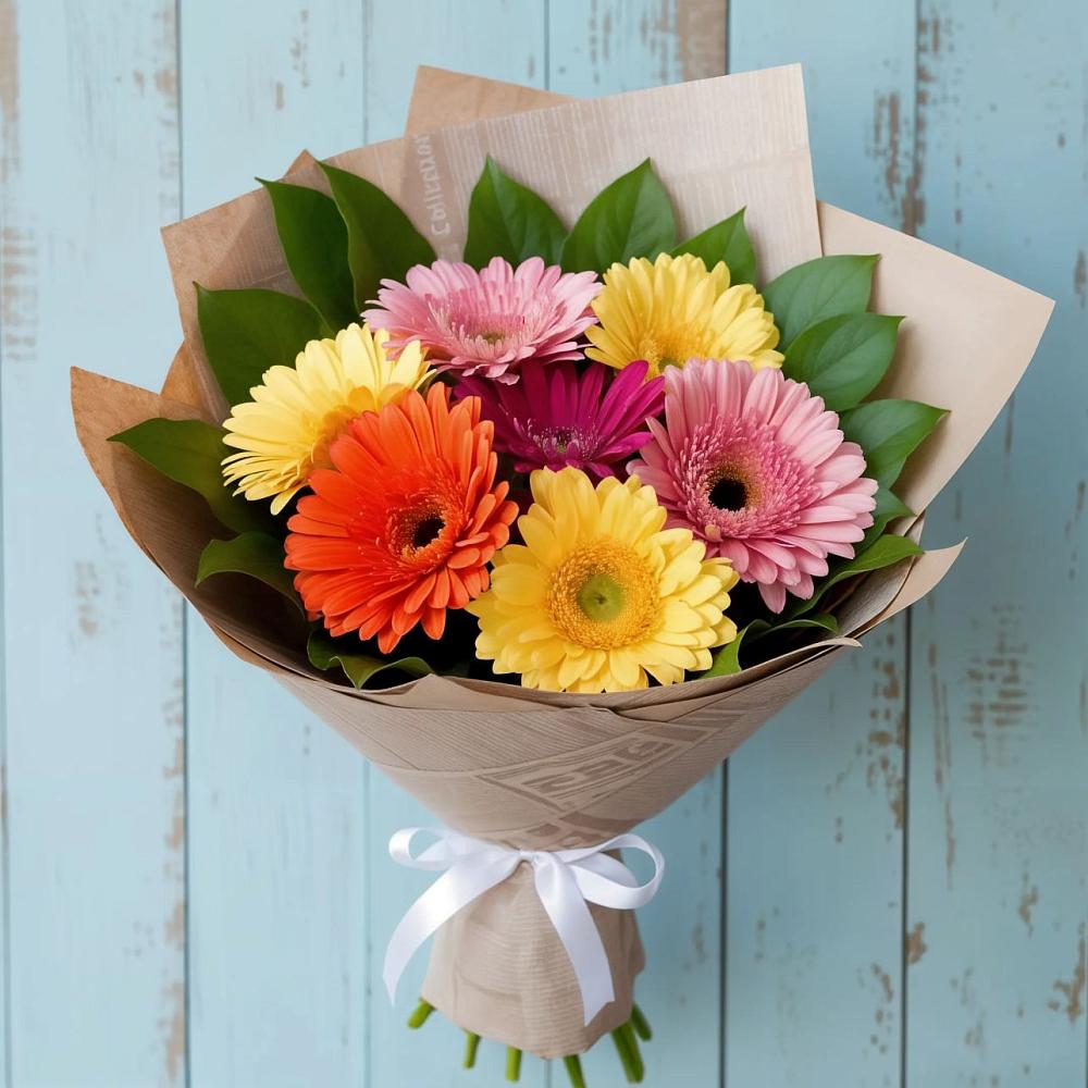 Букет цветов из: Герберы в Лебедяни