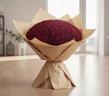 Букет 101 Красная роза в Лебедяни