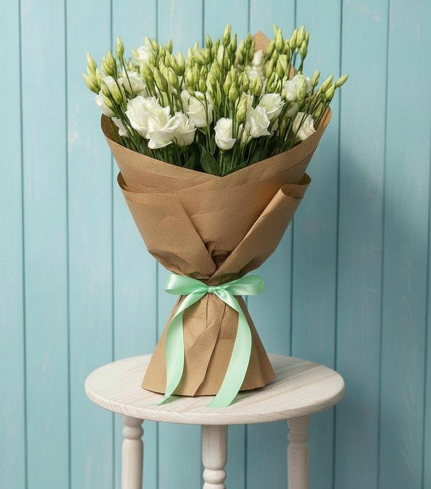 Букет цветов из: Лизиантусы в Лебедяни