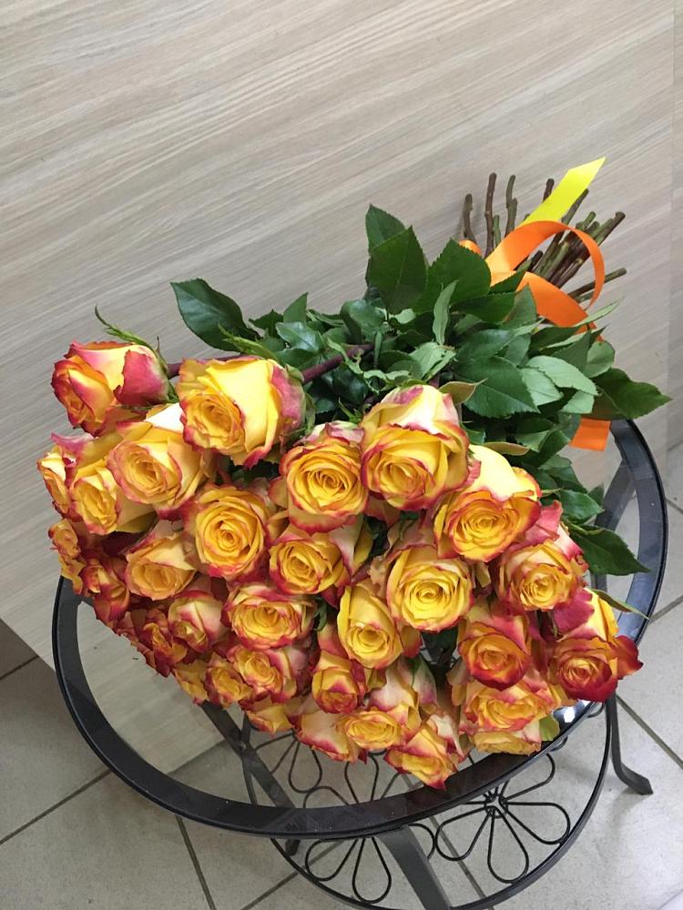 Букет Желтые розы в Лебедяни