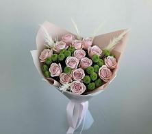 Букет цветов из:  Розы и Хризантемы в Лебедяни