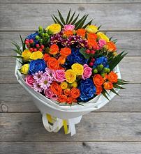 Букет цветов из:  Розы и Хризантемы в Лебедяни