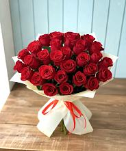 Букет 29 Красных роз в Лебедяни