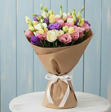 Букет цветов из:  Лизиантусы в Лебедяни