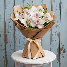 Букет цветов из:  Орхидеи и Розы в Лебедяни